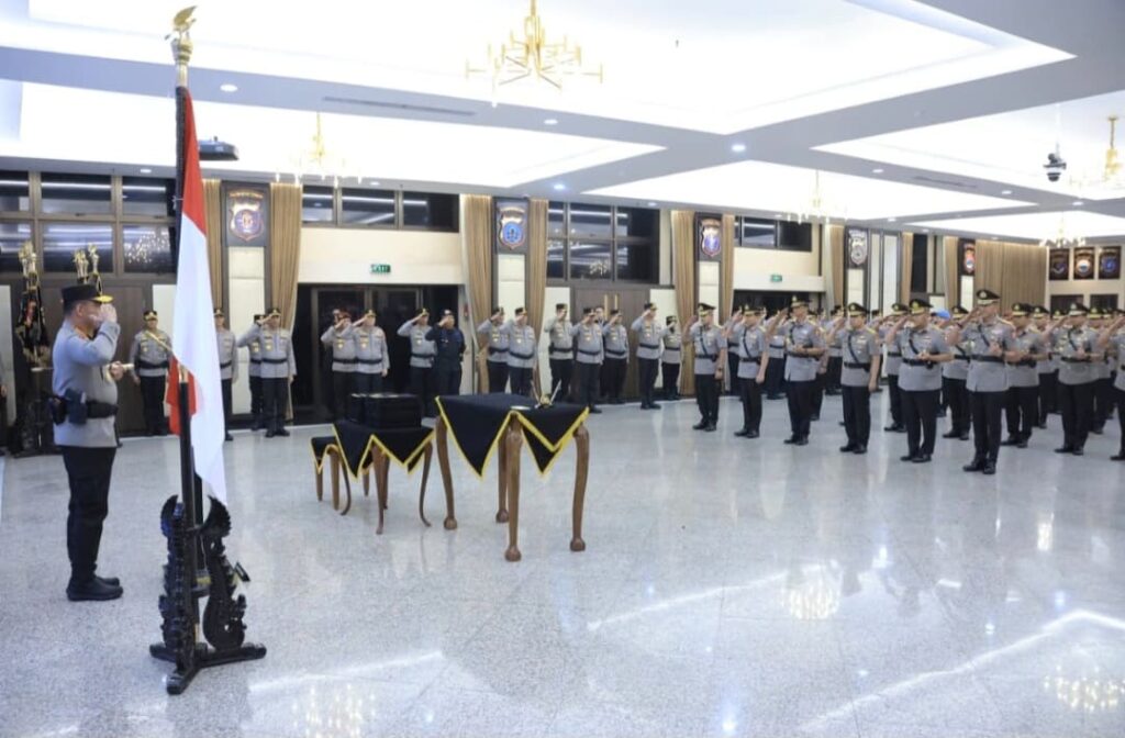 Kapolri Pimpin Sertijab Pejabat Utama dan Kapolda, Minta Pejabat Baru Segera Beradaptasi
