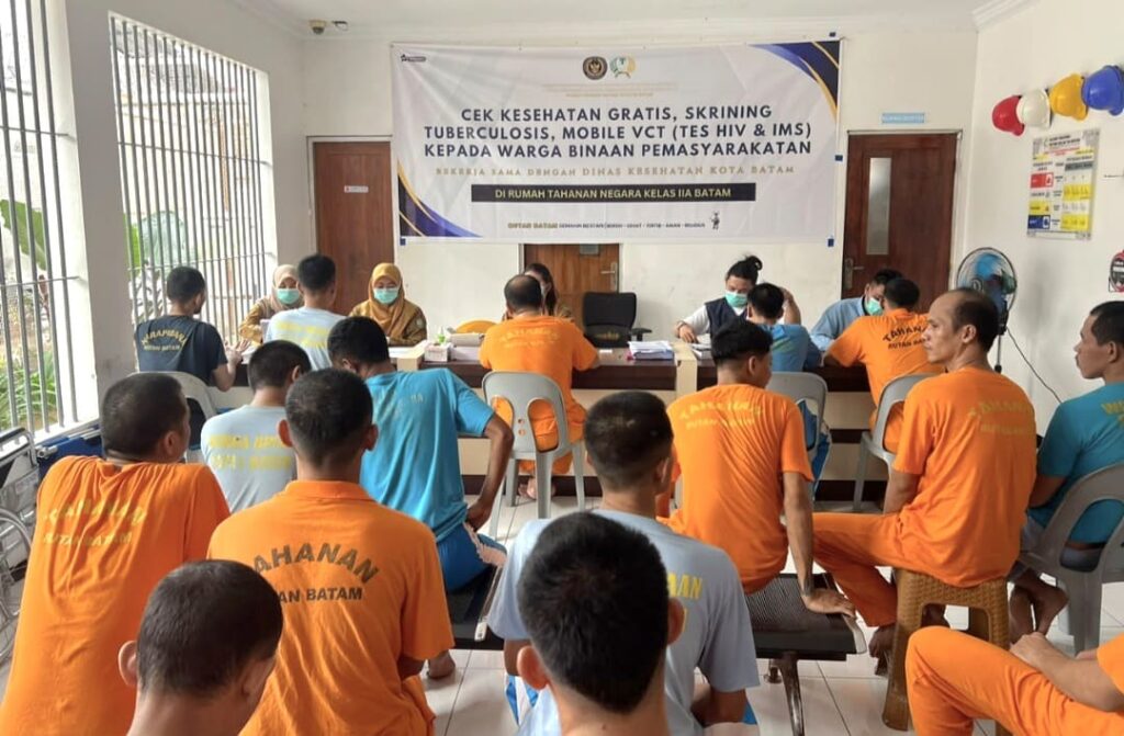 Rutan Batam Gandeng Dinkes Perkuat Layanan VCT bagi Warga Binaan