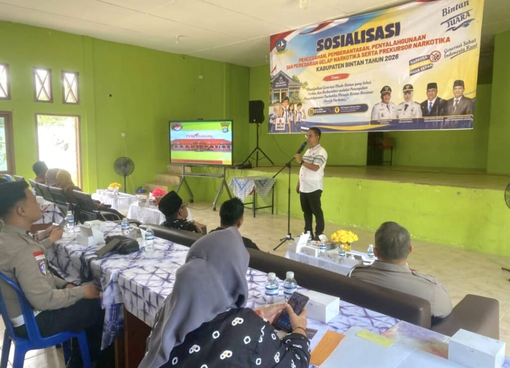 Cegah Penyalahgunaan Narkoba, Polres Bintan Edukasi Pelajar SMAN 1 Bintan Utara