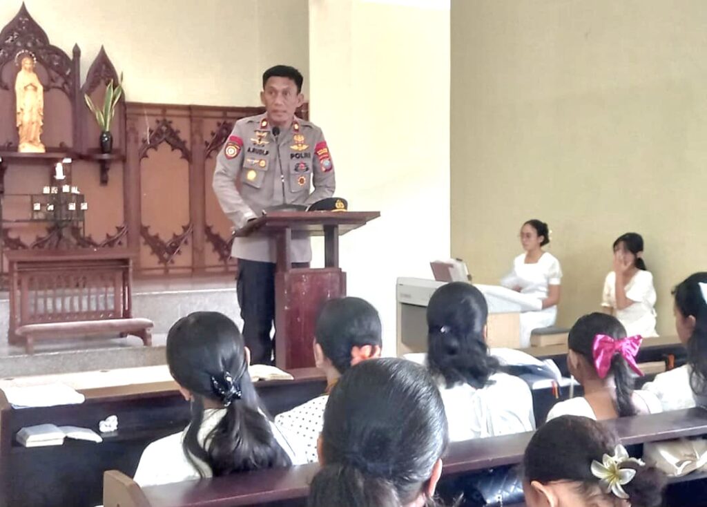 Wakapolres Bintan Ajak Jemaat Gereja Jaga Keamanan dan Kerukunan lewat Minggu Kasih