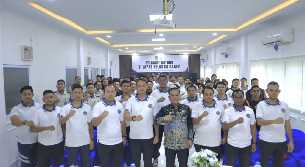 Kakanwil Ditjenpas Kepri Tinjau Lapas Batam, Ingatkan Petugas Hindari Judi Online